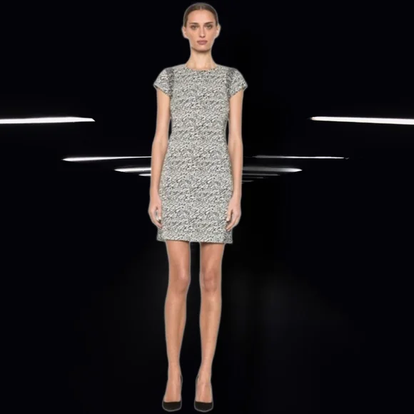 DIANE VON FURSTENBERG Pele Snake Wave Jacquard Dress - Picture 9 of 14